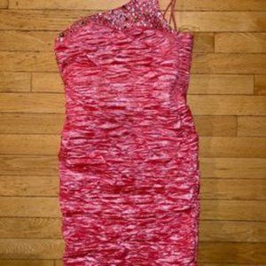 Daisy Women's One-Shoulder Ruched Cocktail Dress